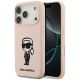 Karl Lagerfeld Silikonhülle mit Karl-Skizze und Logo (MagSafe) für iPhone 17 Pro Max – Pink