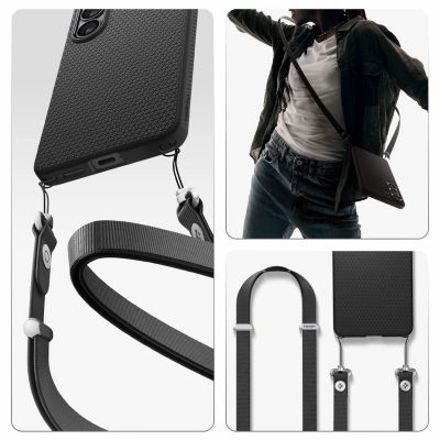 23. Spigen Liquid Air Mag MagSafe Hülle für Samsung Galaxy S26+ - Mattschwarz