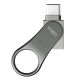 5. Pendrive Silicon Power Mobile C80 128GB Dual USB 3.1/Type-C Silber (SP128GBUC3C80V1S)
