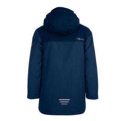 2. Trollkids Kids Gudvangen Jacket wasserdichte isolierte Jacke für Kinder marineblau (354-142)