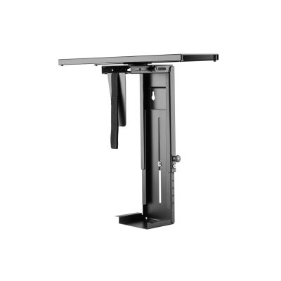 2. Equip 650892 Computerhalterung für unter den Schreibtisch, CPU-Halterung, Schwarz