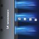 5. USB-A Hub Wozinsky WHS080YSS 4 x USB-A 3.0 mit einzelnen Schaltern, Aluminium, mit 30 cm Kabel - grau