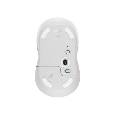 6. Logitech Signature M650 Maus, rechte Seite, kabellos (RF) + Bluetooth, optisch, 4000 DPI