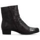 2. Damen-Ankle-Boots aus Leder mit Absatz, braun, gefüttert, Rieker Y0773-25