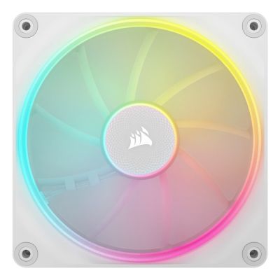 3. Corsair CO-9051032-WW Computer-Kühlsystem Computergehäuselüfter 14 cm Weiß 2 Stück.