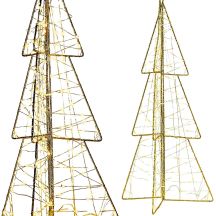 Dekorationsbaum 150 LED Champagner 60 cm LUCA