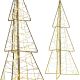 Dekorationsbaum 150 LED Champagner 60 cm LUCA