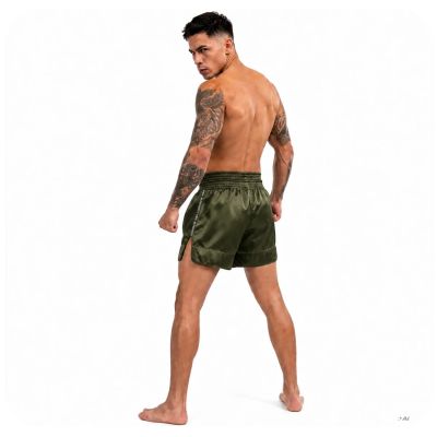 2. Herren-Thaishorts ARMY GREEN V1 COMBATWEAR | DBX Bushido