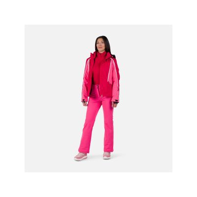 11. Rossignol W Ski Softshell Pant Pink