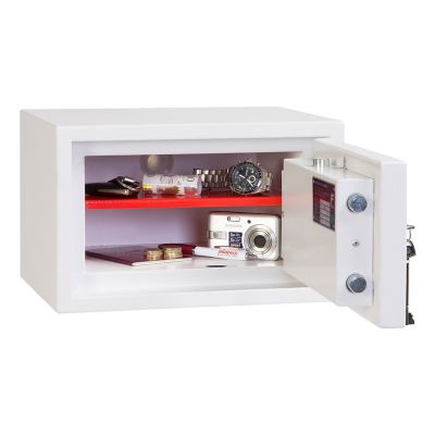 5. Phoenix Safe Co. Fortress II SS1181K Freistehender Tresor 8L Stahl Weiß