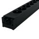 3. Bachmann 906.12640 6-fach Steckdosenverteiler, für den Innenbereich, schwarz