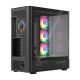 14. MODECOM VOLCANO AQ 300 ARGB MIDI SCHWARZES GEHÄUSE