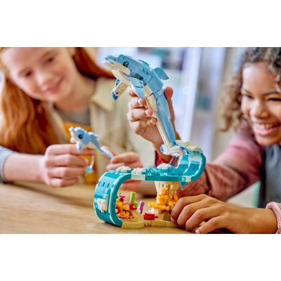 7. LEGO Creator 31385 Meerestiere: Wunderschöne Delfine