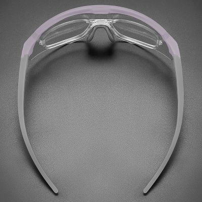 4. Rockbros Polarisierte Fahrradbrille mit UV-Schutz und Korrektureinsatz - Lila