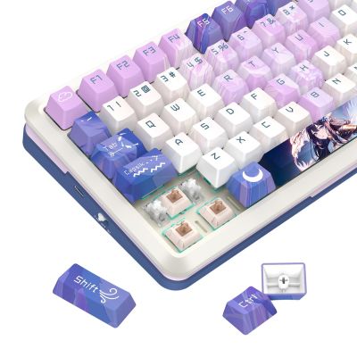 4. REDRAGON K708AK-RGB-PRO FLEKACT Tastatur USB + RF Wireless + Bluetooth Weiß