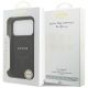 8. Guess Saffiano Classic Logo MagSafe Case für iPhone 17 Pro - Schwarz