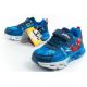 8. Leomil Kinder-Sportschuhe Spiderman-Sneaker, leicht, mit Klettverschluss, blaue LED-Beleuchtung