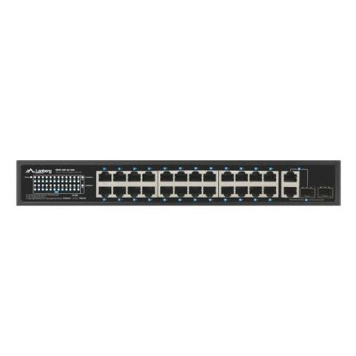 7. LANBERG Switch Rack 19" RSFE-24P-2C-360 24x 100MB PoE+/2x Combo Gigabit 360W