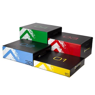 2. Set mit vier HMS Premium Plyometrie-Boxen PYBS01