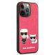 4. Karl Lagerfeld Ikonik Karl&Choupette Hülle für iPhone 13 Pro / iPhone 13 - Fuchsia