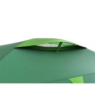 6. Husky BIZON 3 PLUS Dreipersonen-Touristenzelt, 220 x 410 x 130 cm, 5,2 kg, grün