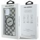 8. Karl Lagerfeld IML Monogram Karl & Choupette Head MagSafe-Hülle für iPhone 15 – Schwarz