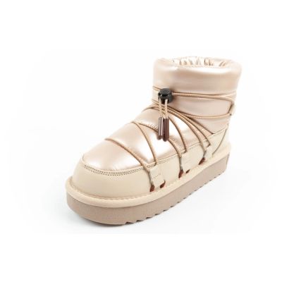 3. D.Franklin Damen Winter Schneestiefel Modische isolierte goldene Stiefeletten