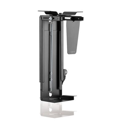4. LogiLink EO0030 Computerhalterung, CPU-Halterung unter dem Schreibtisch, Schwarz
