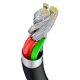 8. Baseus Superior USB-Kabel - USB Typ C 66 W (11 V / 6 A) Huawei SuperCharge SCP 2 m schwarz (CATYS-A01)