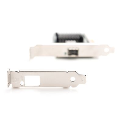 11. Einzelner 10-Gbit/s-Glasfaseranschluss (SFP+) auf PCI-Express-Karte, Chipsatz: Intel JL82599EN