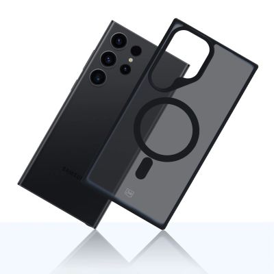 12. 3mk Smoke MagCase Hülle mit MagSafe für Samsung Galaxy S24 Ultra – Durchscheinend