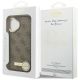 8. Guess 4G Logo Plate MagSafe Hülle für iPhone 17 - braun