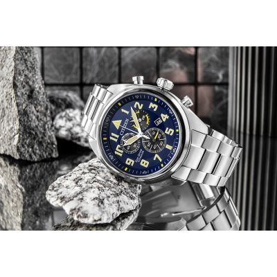 6. CITIZEN Super Titanium Eco-Drive AT2480-81L Herrenuhr + Box