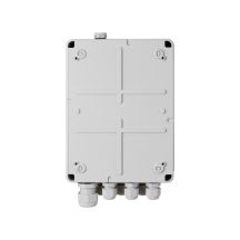 6-Port-S64H-Switch mit Netzteil für 4 IP-Kameras in einem hermetischen Gehäuse