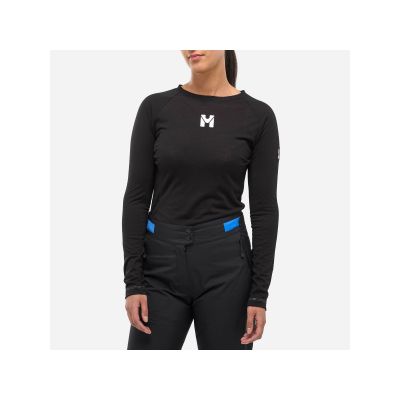 MILLET Trilogy Woll-T-Shirt für Damen, schwarz