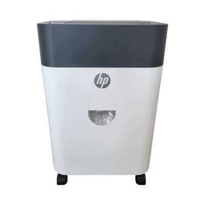 32. HP ONESHRED Auto 100CC Papiervernichter, Weiß und Grau