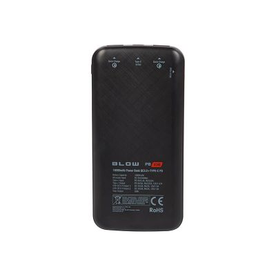 5. BLOW Powerbank 10000 mAh QC 20 W Schwarz PB10B