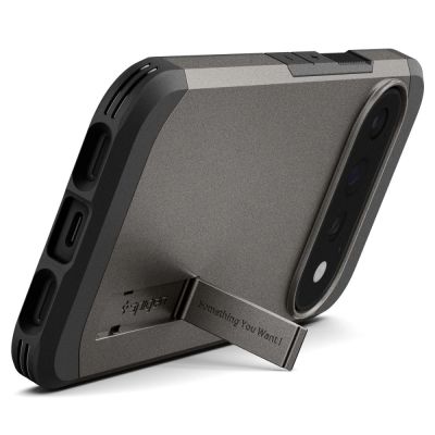 6. Spigen Tough Armor Mag MagSafe Hülle für Google Pixel 11 Pro – Dunkelgrau