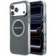 Mercedes AMG IML Transparent Bicolor Block MagSafe Hülle für iPhone 18 Pro Max / 17 Pro Max – Schwarz und Grau