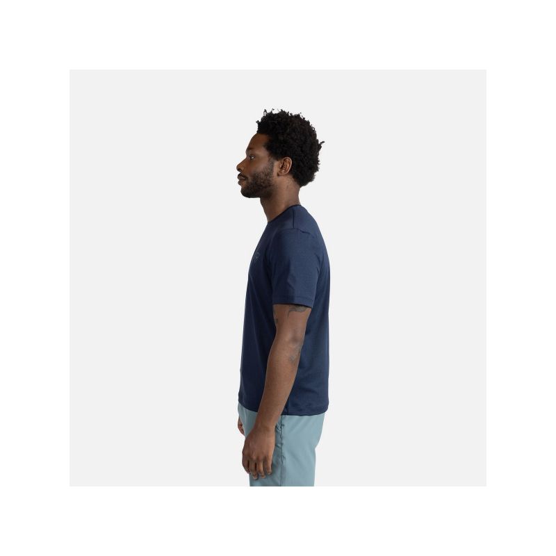 5. Herren-Trainingsshirt ROSSIGNOL Cloudrest Tee marineblau