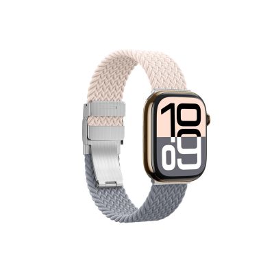 8. AmazingThing Blend Band Apple Watch 42mm 2er-Pack - Pink-Grau/Pink