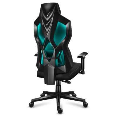 9. Huzaro Combat 6.2 Schwarzer RGB-Gaming-Stuhl