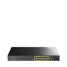 Cudy GS2018PS2 Managed L2 Gigabit Ethernet (10/100/1000) PoE-Unterstützung 1 HE Schwarz
