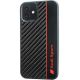 2. Audi Carbon Fiber Stripe iPhone 11 / Xr 6,1" schwarz/schwarzes Hardcase AUS-TPUPCIP11-R8/D1-BK