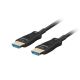 9. LANBERG HDMI-KABEL M/M V2.1 20M 8K OPTISCH AOC CA-HDMI-30FB-0200-BK