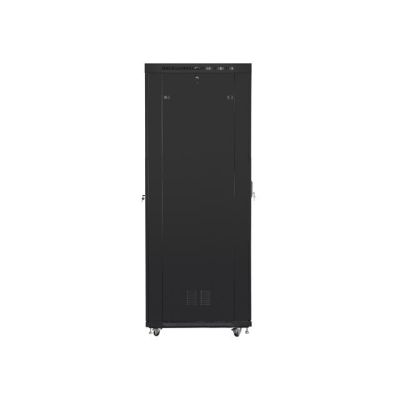 2. LANBERG Standregal 19" 47U 800x1000 mm perforierte Türen schwarz FF01-8047-23BL