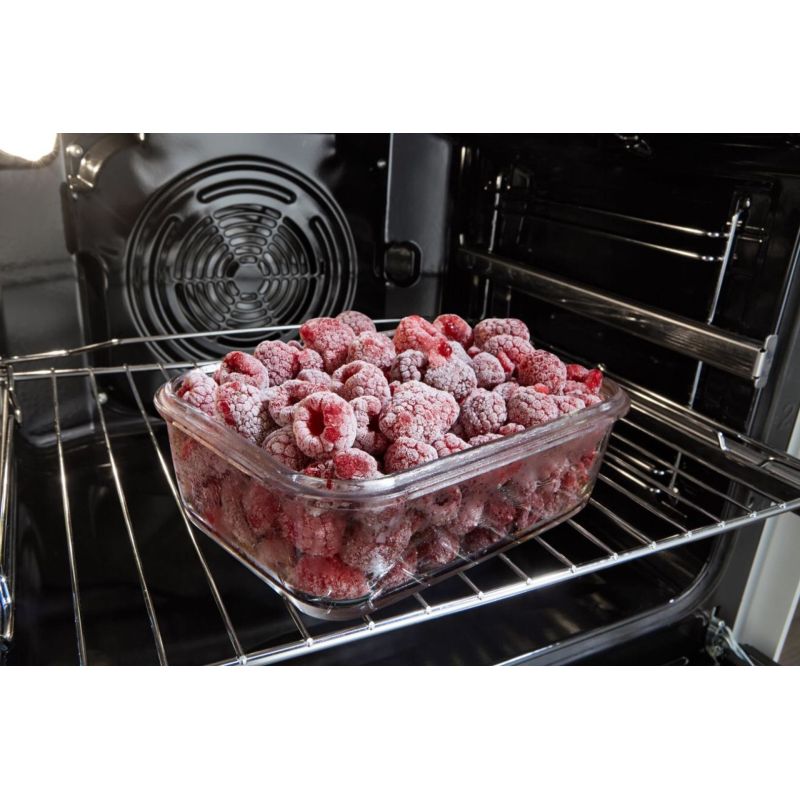 29. GORENJE GECS6B70CLI Retro-Elektroherd 60 cm | ExtraDampfgarfunktion | Heißluftfrittierfunktion | Gefrorenes Backen | Sahne