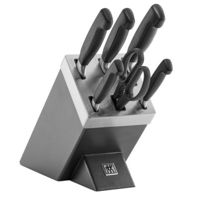 15. ZWILLING Four Star 35145-007-0 Selbstschärfendes Messerset, 7-teilig, Schwarz