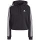 8. adidas Essentials 3-Streifen French Terry Crop Hoodie W IC8767