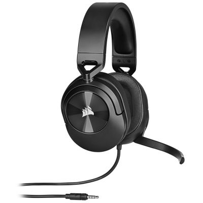 5. Corsair HS55 STEREO Kabelgebundenes Handheld-Gaming-Headset, Carbon